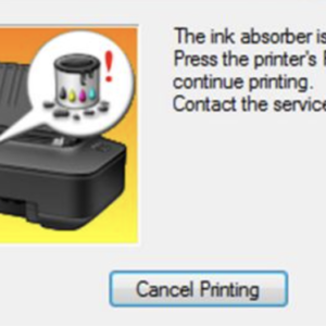 Printer Canon Error E08